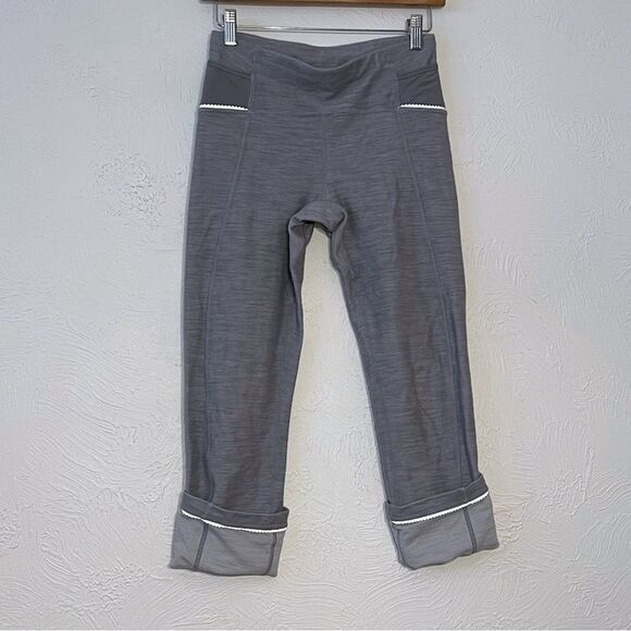 Lululemon Ride On Crop Cuffed Leggings - Rare Size 4